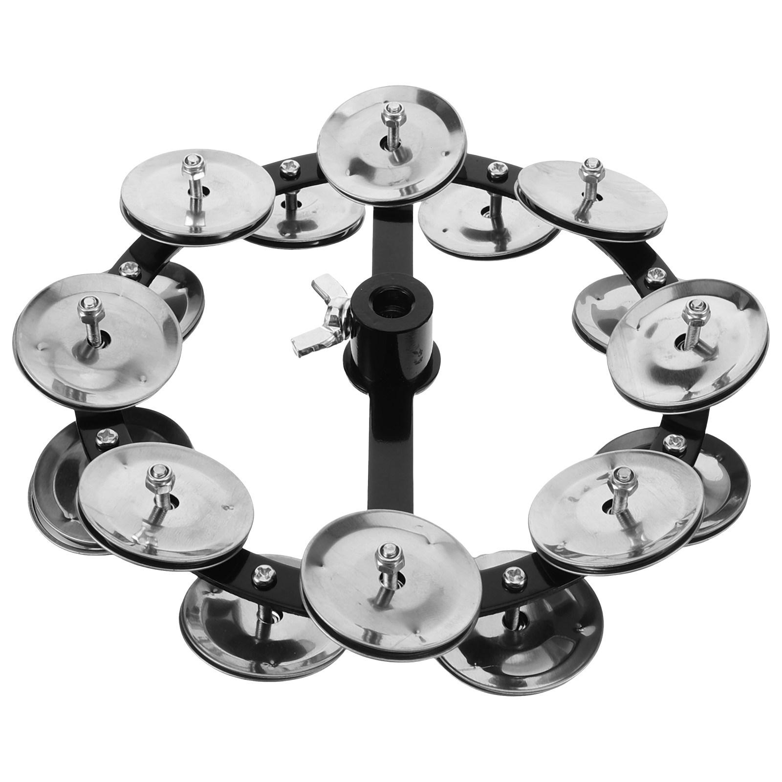 Cymbal Hi Hat - Drum Set Hi-Hat Tambourine Double Row