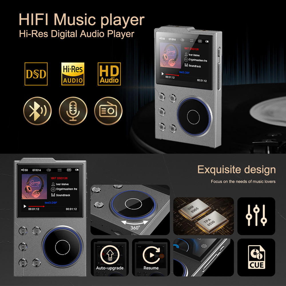 Hi-Fi Digital Audio MP3 Player - Music Audiobook 评论和价格