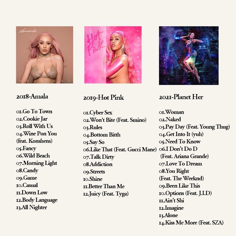 Doja Cat 6CD Music Album Colle - Audio Music Original 评论和价格