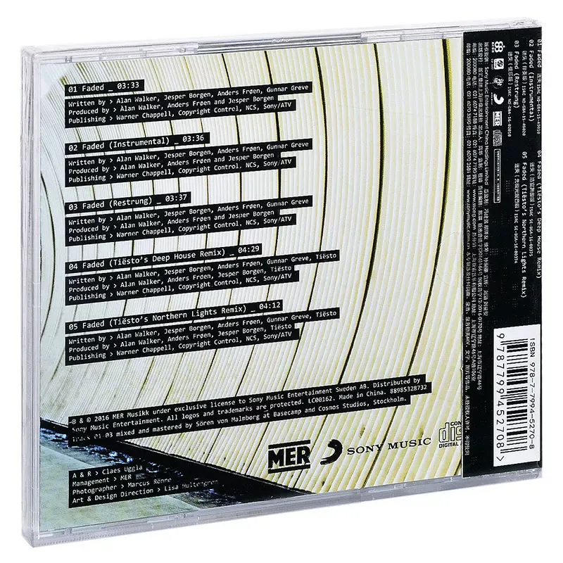 for Alan Walker Lost CD Album  - Audio Music Original 评论和价格