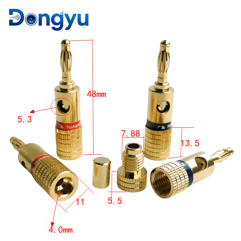 4MM Nakamichi Banana Connector - Audio Music For Video 评论和价格