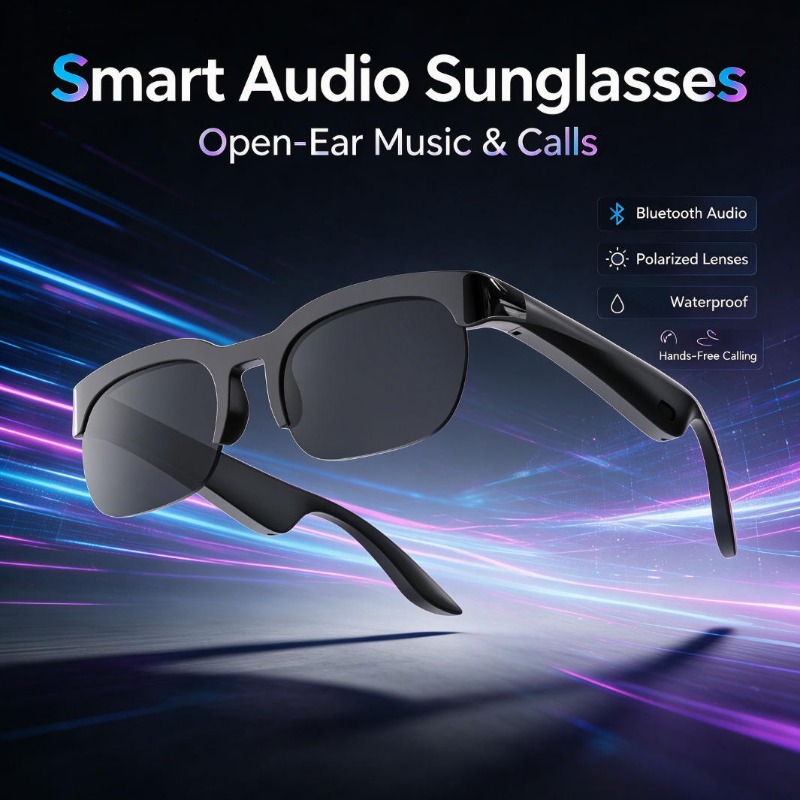 Smart Audio Sunglasses Open-Ea - Audio Music For Video 评论和价格