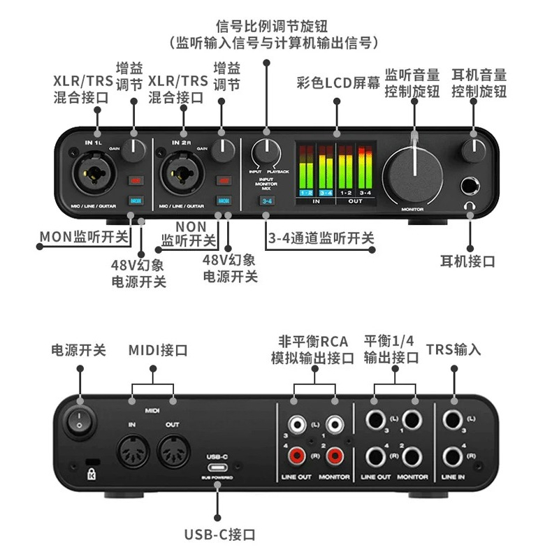 M2 M4 M6 sound card audio comp - Music Audiobook 评论和价格