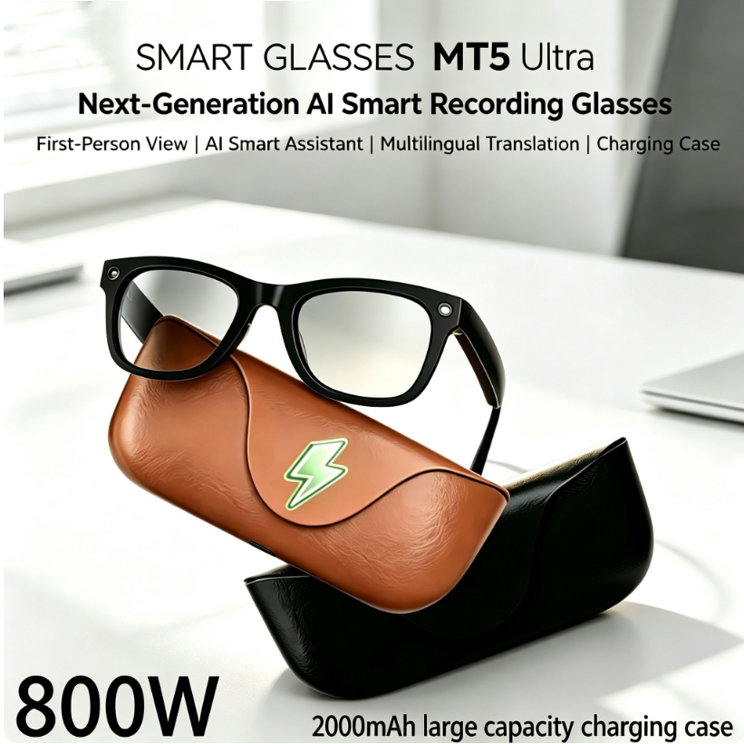 2026 AI smart Glasses HD 800W  - Audio Music For Video 评论和价格