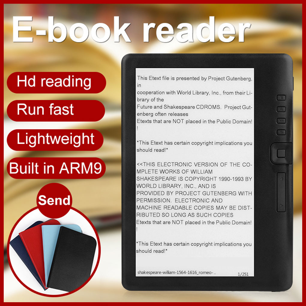 E-book Reader with 7-inch HD T - Music Audiobook 评论和价格
