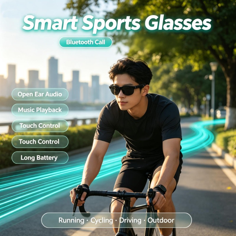 Smart Sports Glasses Open Ear  - Audio Music Original 评论和价格