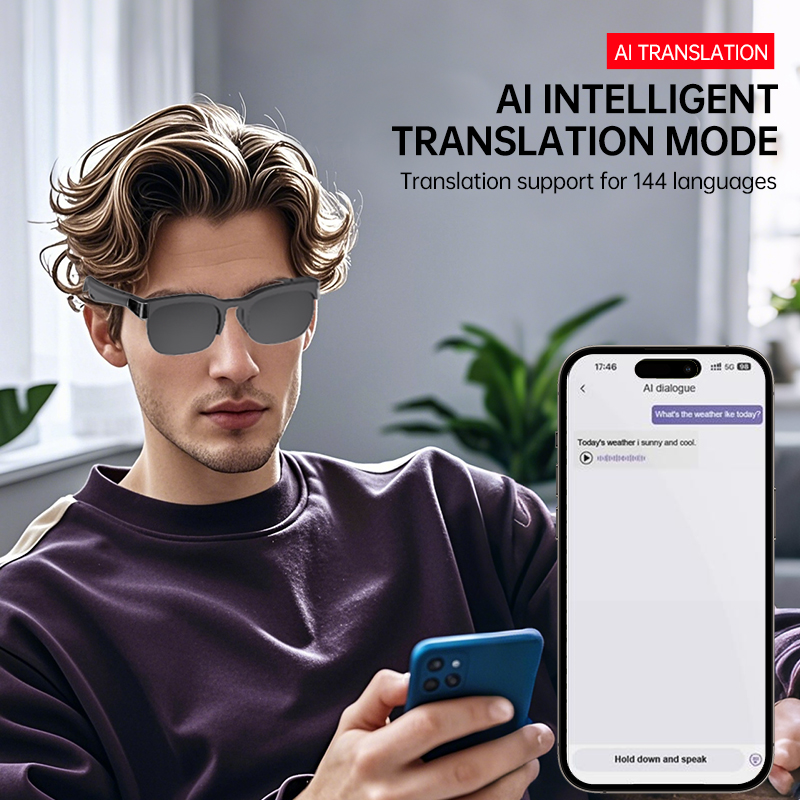 Bluetooth Audio Smart Glasses  - Audio Music For Video 评论和价格