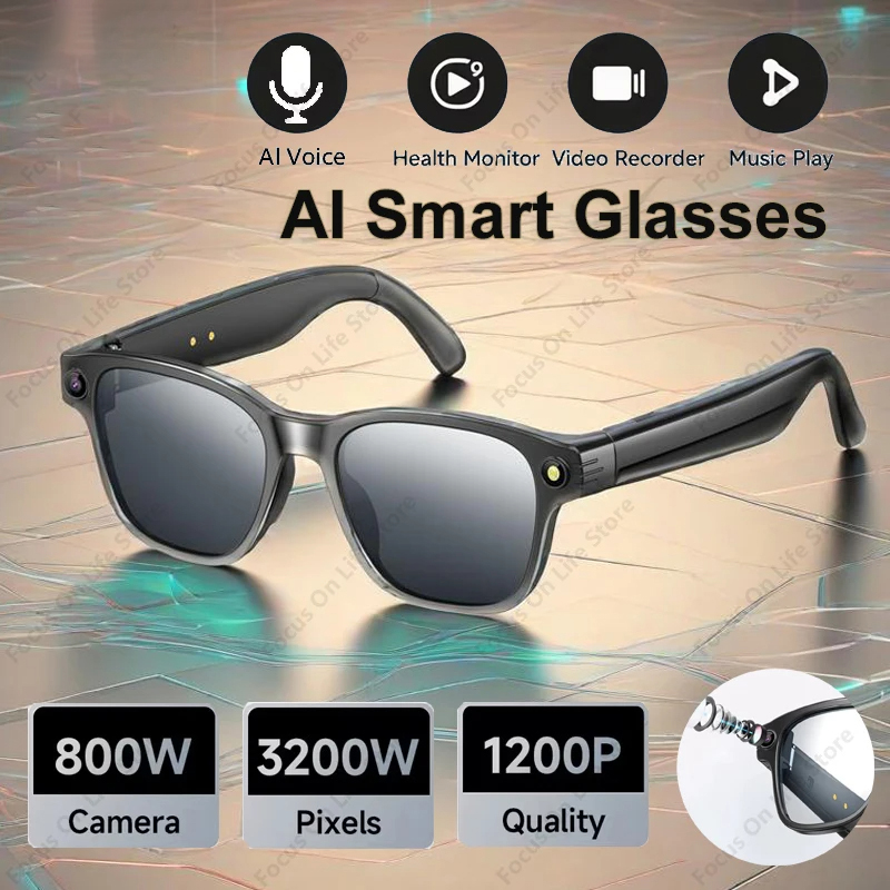 AI Smart Glasses 8 Million Cam - Audio Music For Video 评论和价格