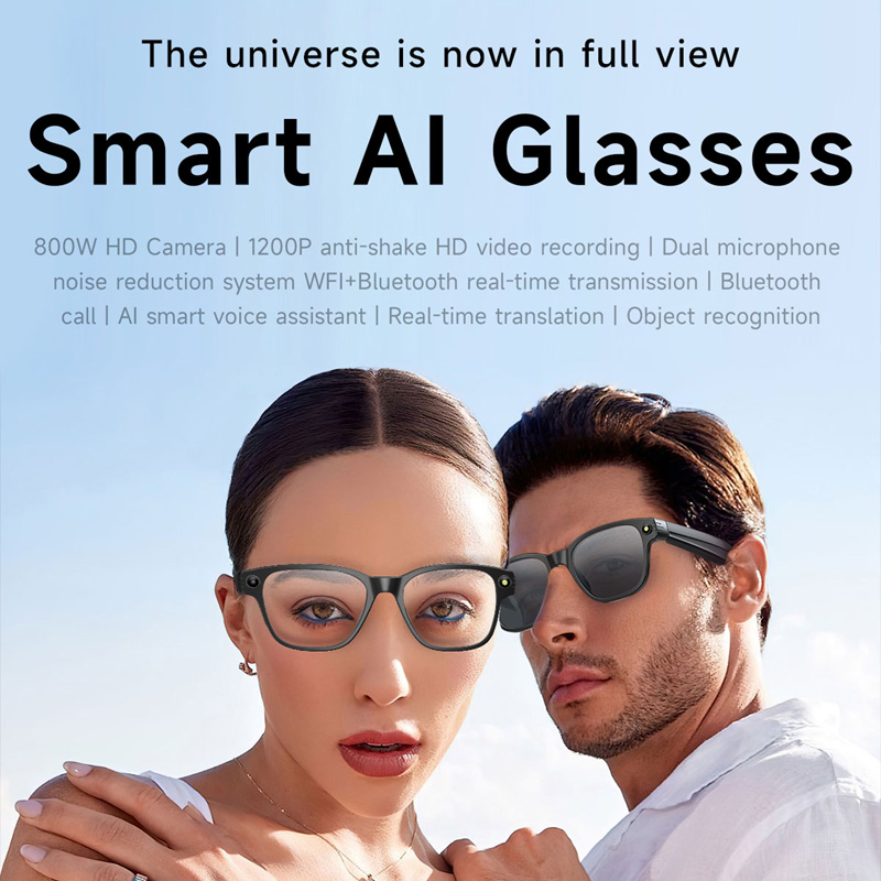 AI Smart Glasses 8 Million Cam - Audio Music For Video 评论和价格