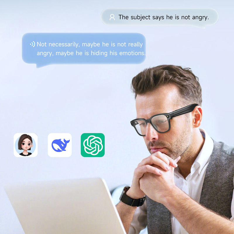 AI Smart Glasses 8 Million Cam - Audio Music For Video 评论和价格